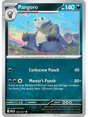 Pangoro - 140/217 Ascended Heroes
