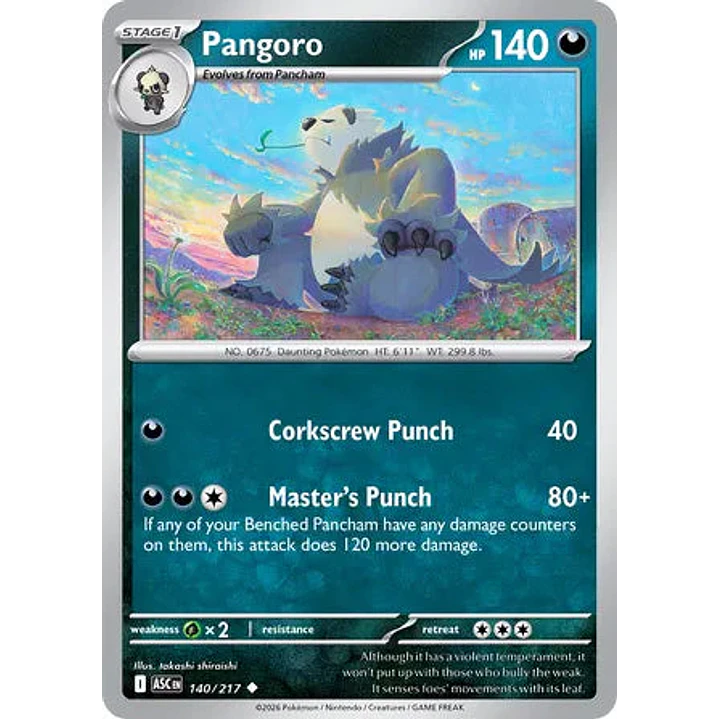 Pangoro - 140/217 Ascended Heroes 1