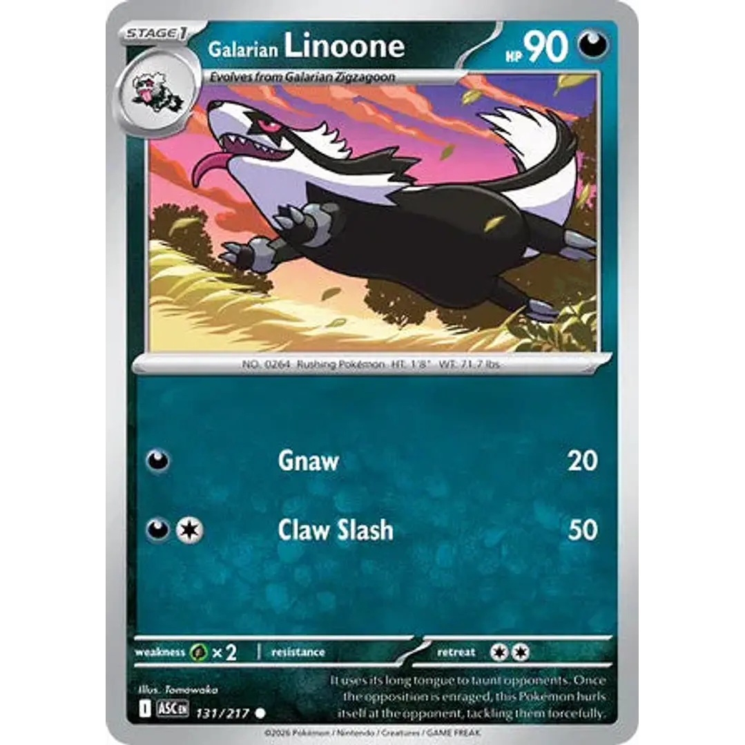 Galarian Linoone - 131/217 Ascended Heroes 1