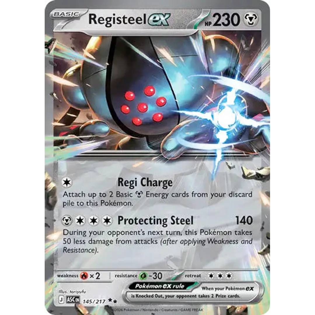 Registeel ex - 145/217 Ascended Heroes 1