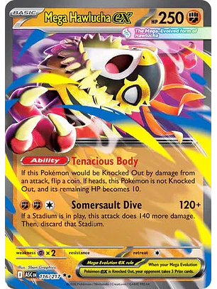 Mega Hawlucha ex - 116/217 Ascended Heroes
