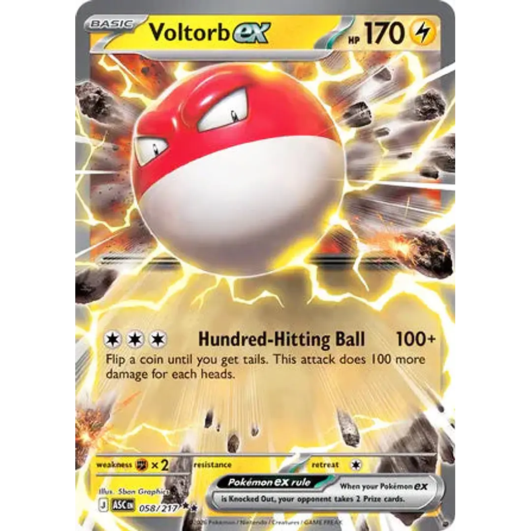 Voltorb ex - 058/217 Ascended Heroes 1