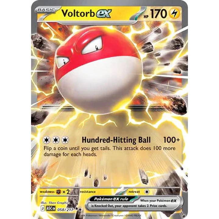 Voltorb ex - 058/217 Ascended Heroes 1