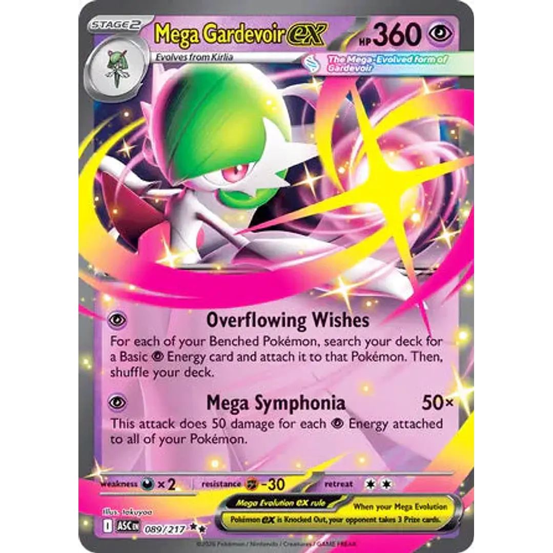 Mega Gardevoir ex - 089/217 Ascended Heroes 1