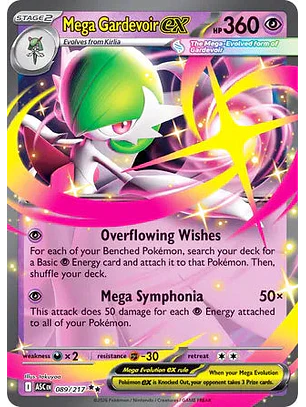 Mega Gardevoir ex - 089/217 Ascended Heroes