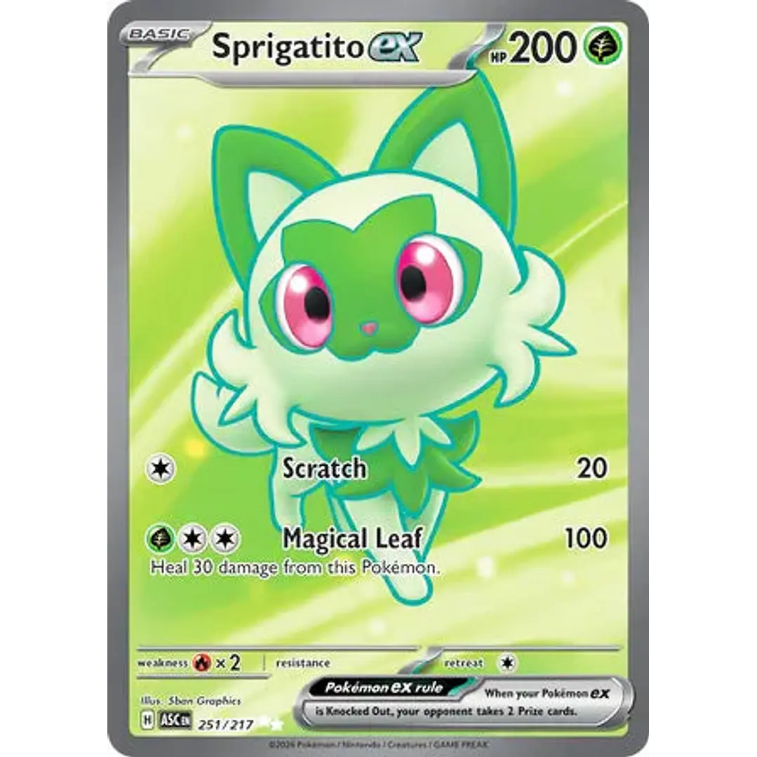 Sprigatito ex - 251/217 Ascended Heroes 1