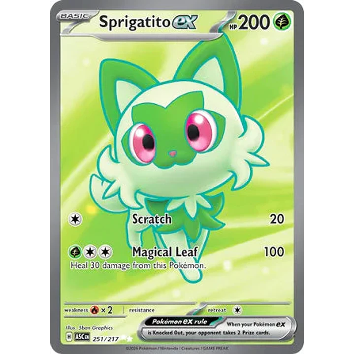 Sprigatito ex - 251/217 Ascended Heroes 1