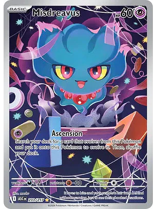 Misdreavus - 233/217 Ascended Heroes