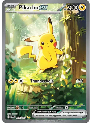 Pikachu ex - 276/217 Ascended Heroes
