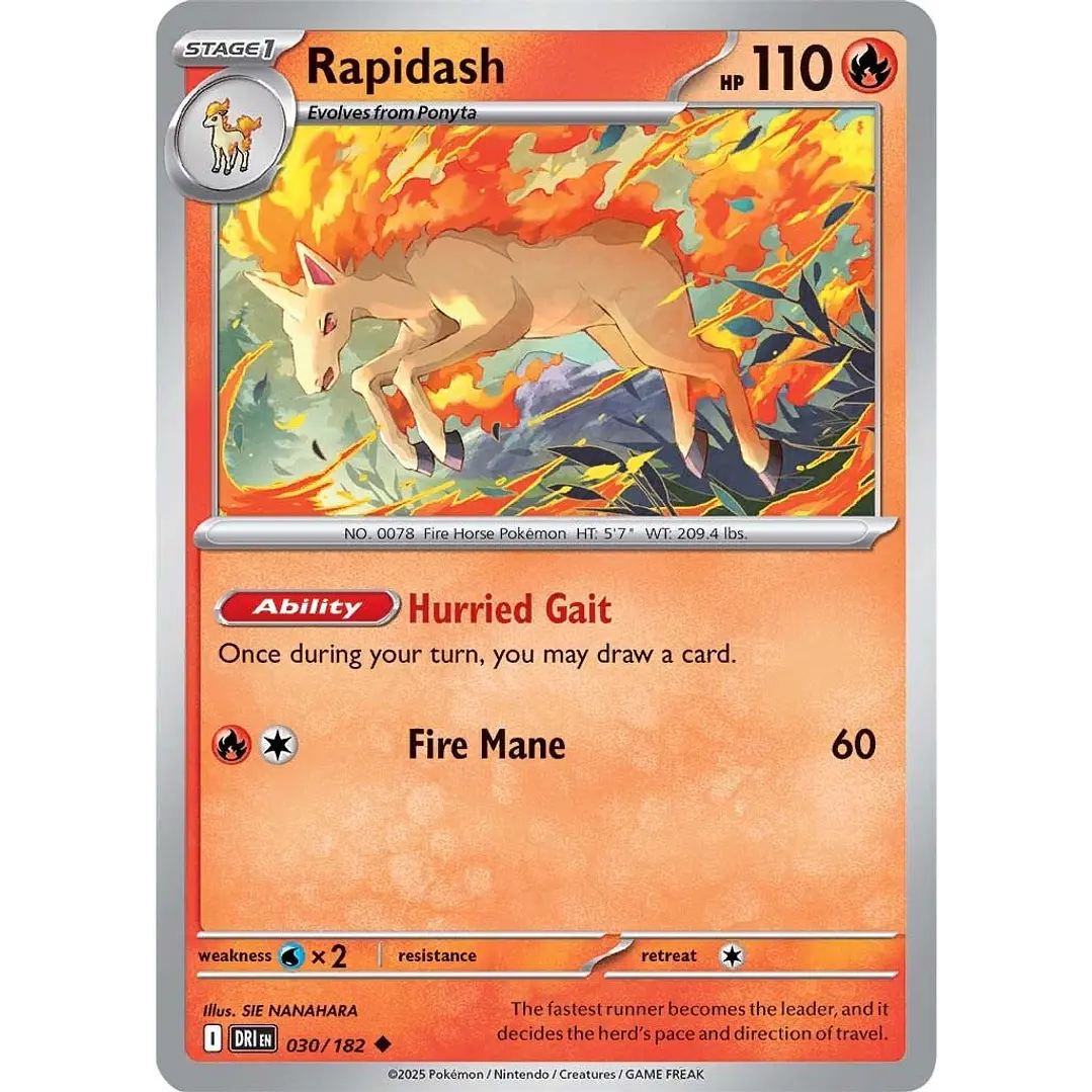 Rapidash #30/182 1