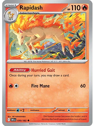 Rapidash #30/182