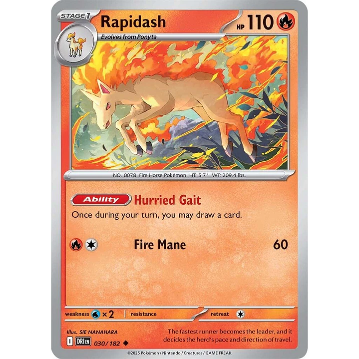Rapidash #30/182 1