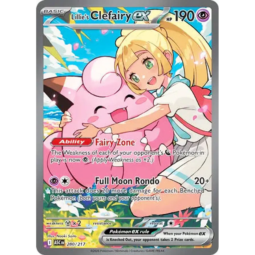 Lillie's Clefairy ex - 280/217 Ascended Heroes 1