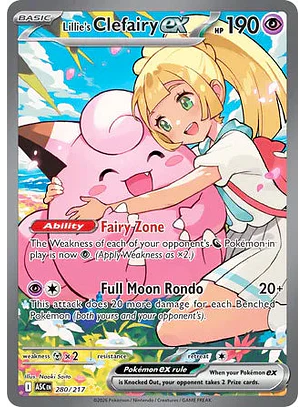 Lillie's Clefairy ex - 280/217 Ascended Heroes