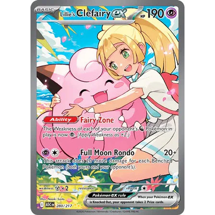 Lillie's Clefairy ex - 280/217 Ascended Heroes 1
