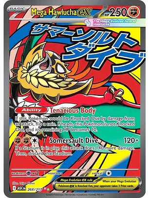 Mega Hawlucha ex - 268/217 Ascended Heroes
