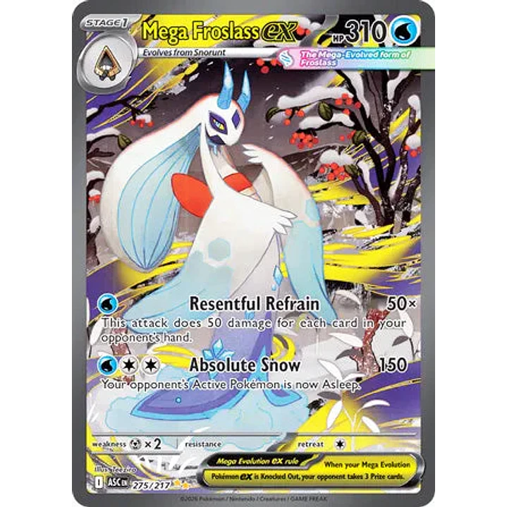 Mega Froslass ex - 275/217 Ascended Heroes 1