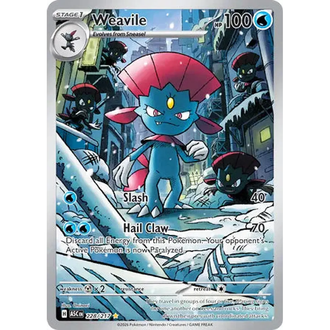 Weavile - 228/217 Ascended Heroes 1