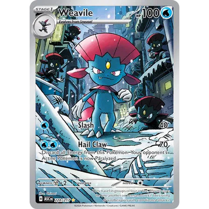 Weavile - 228/217 Ascended Heroes 1