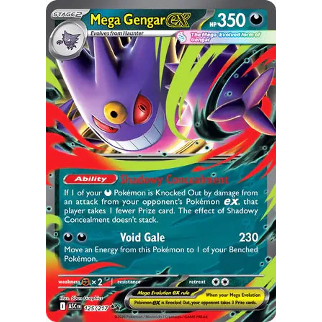 Mega Gengar ex - 125/217 Ascended Heroes 1