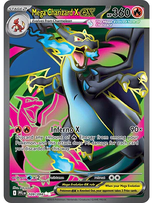 Mega Charizard X ex #109/94 Phantasmal Flames