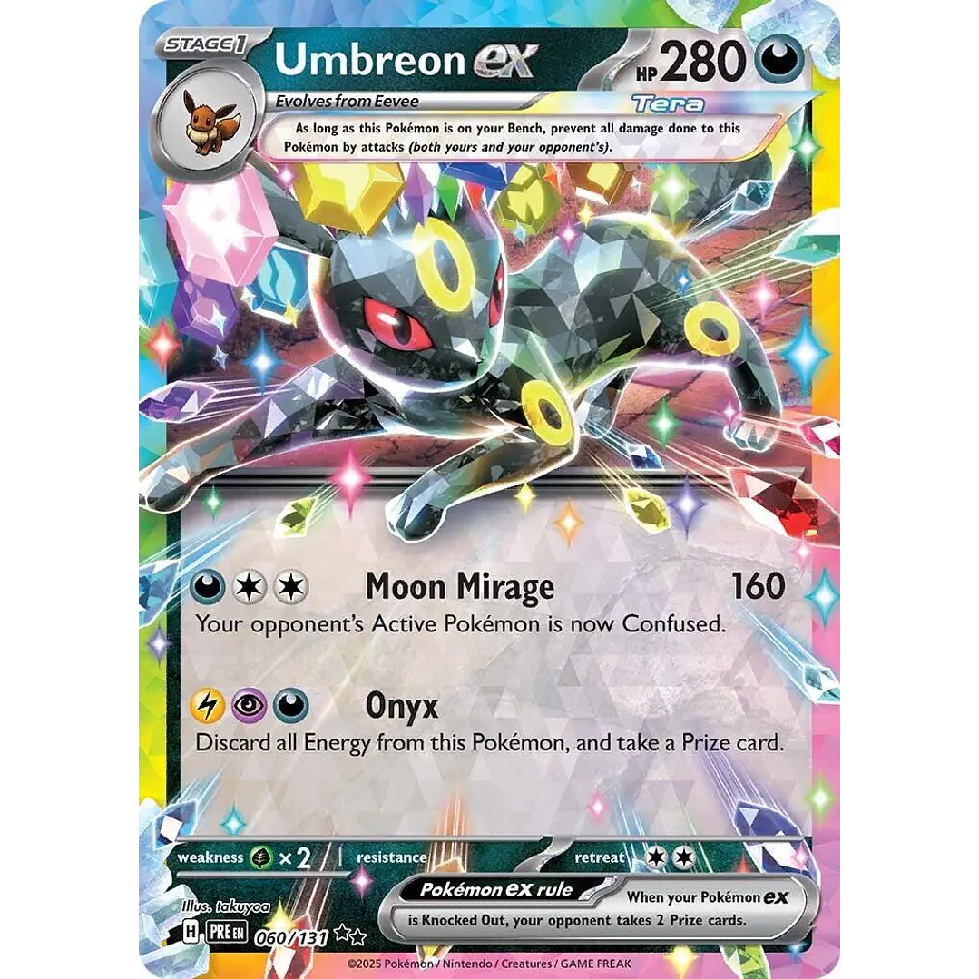 Umbreon ex #60/131 Pokémon Prismatic Evolutions 1