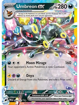 Umbreon ex #60/131 Pokémon Prismatic Evolutions
