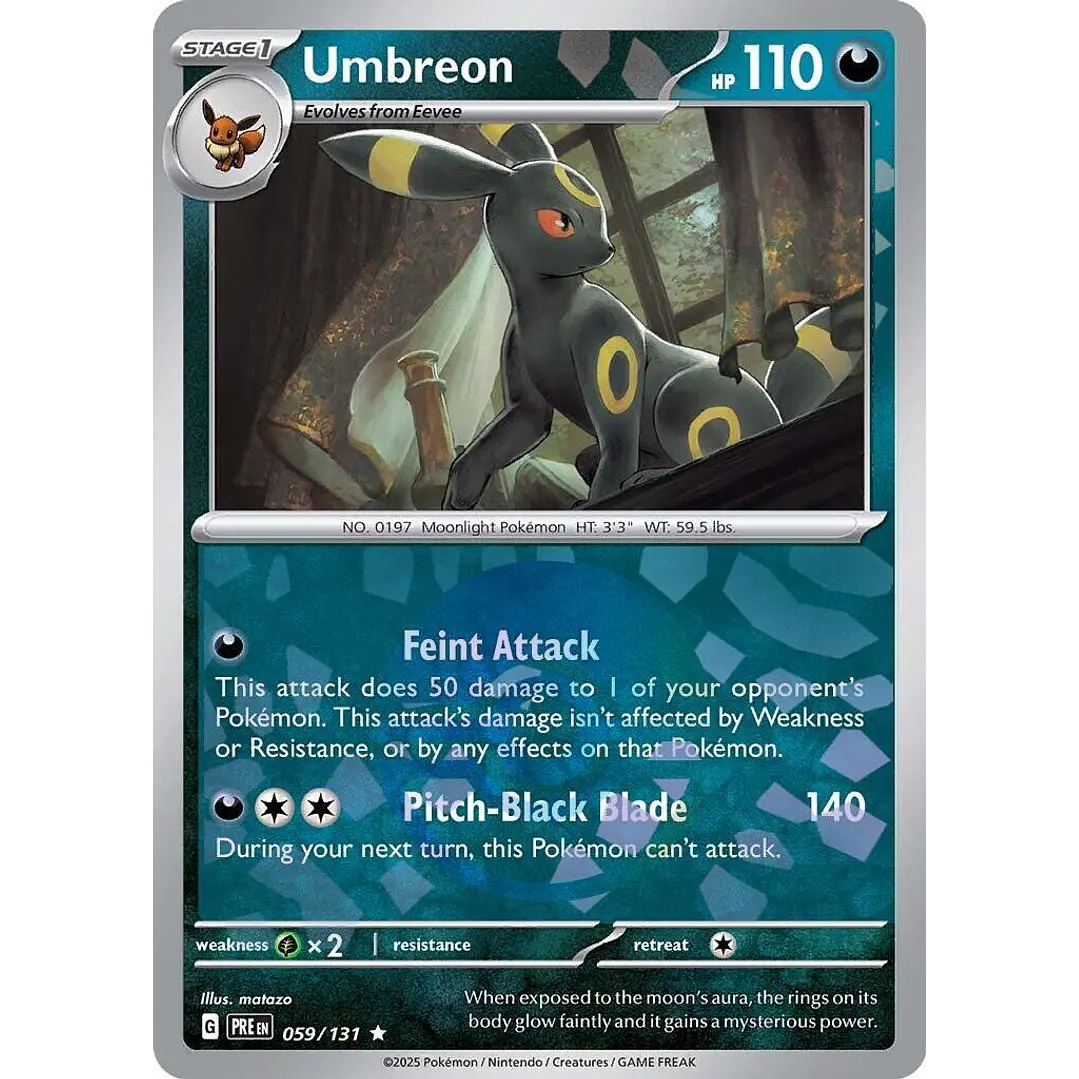 Umbreon [Poke Ball] #59/131 Pokémon Prismatic Evolutions 1