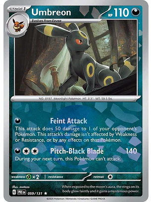 Umbreon [Poke Ball] #59/131 Pokémon Prismatic Evolutions
