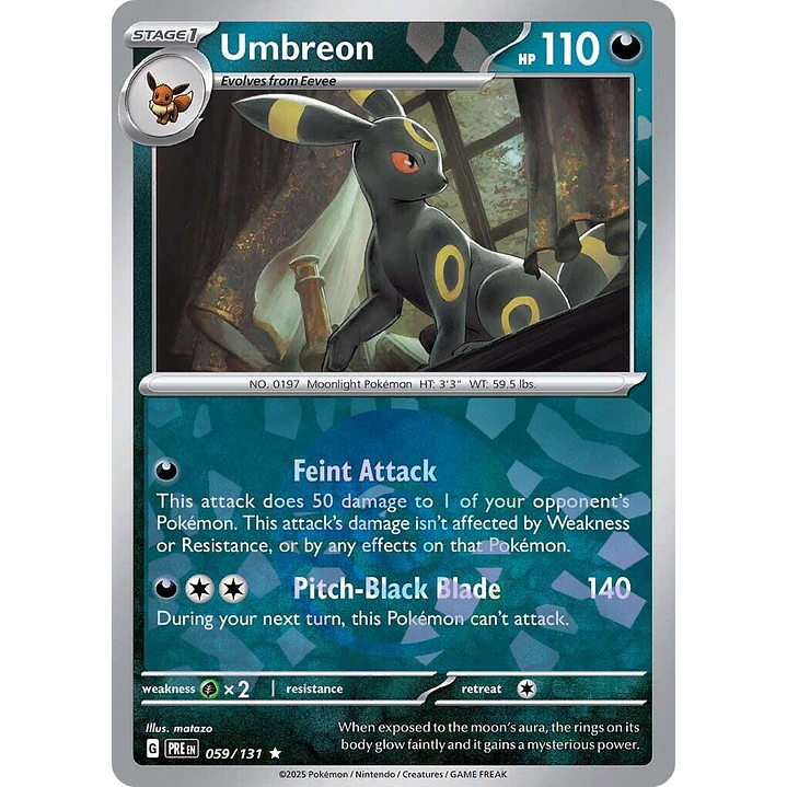 Umbreon [Poke Ball] #59/131 Pokémon Prismatic Evolutions 1
