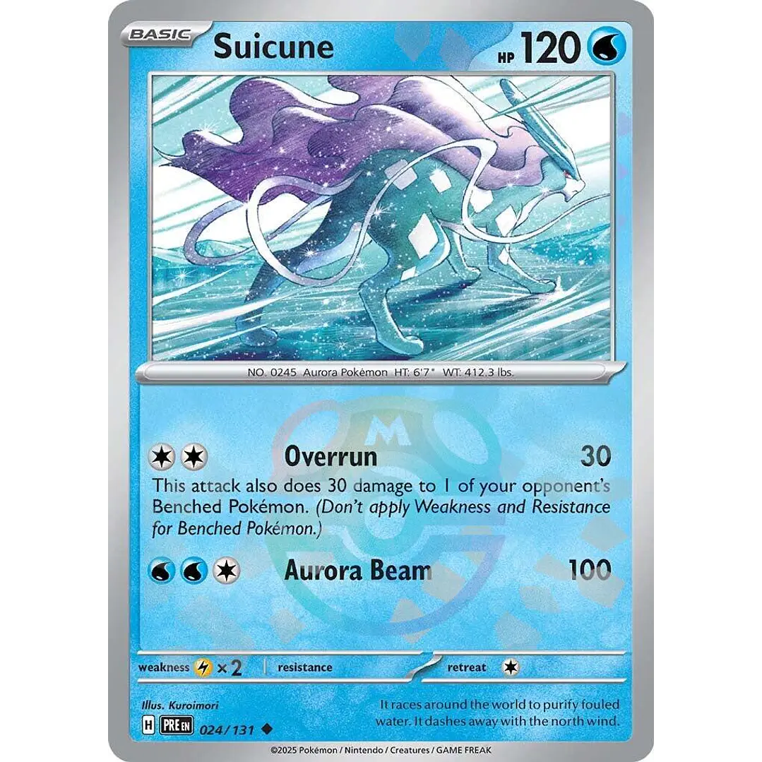 Suicune [Master Ball] #24/131 Pokémon Prismatic Evolutions 1