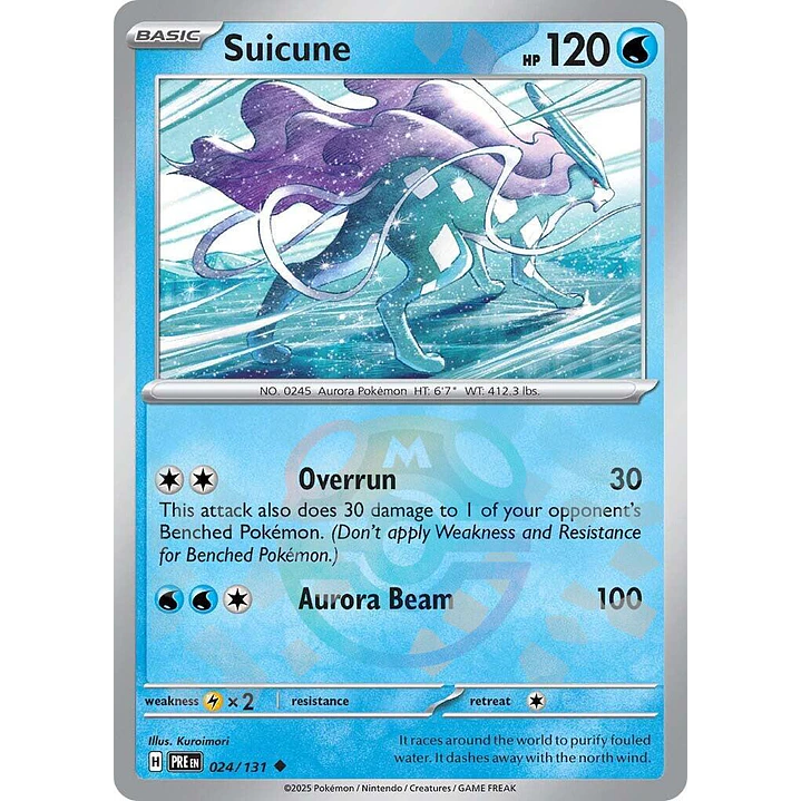 Suicune [Master Ball] #24/131 Pokémon Prismatic Evolutions 1