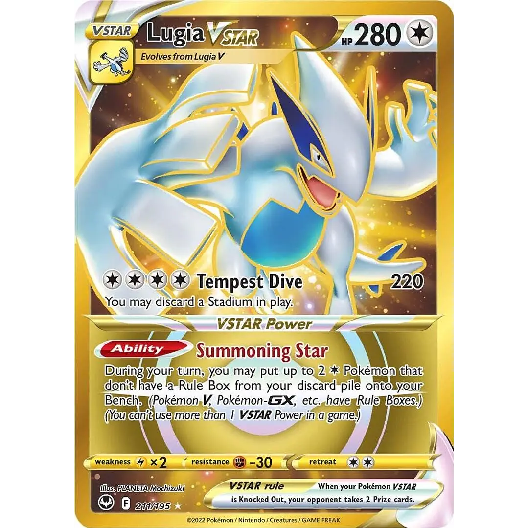 Lugia VSTAR #211/195 Pokémon Silver Tempest 1