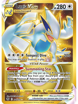 Lugia VSTAR #211/195 Pokémon Silver Tempest