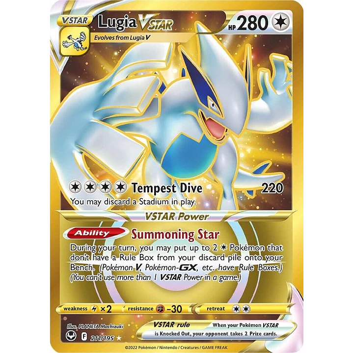 Lugia VSTAR #211/195 Pokémon Silver Tempest 1