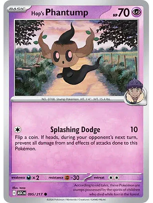 Hop's Phantump - 095/217 Ascended Heroes