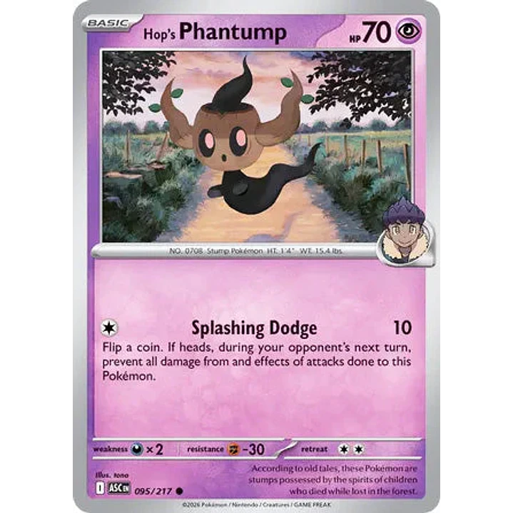 Hop's Phantump - 095/217 Ascended Heroes 1