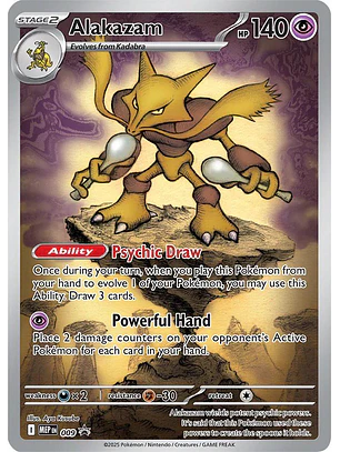 Alakazam #9 Pokémon Promo (Sellada)