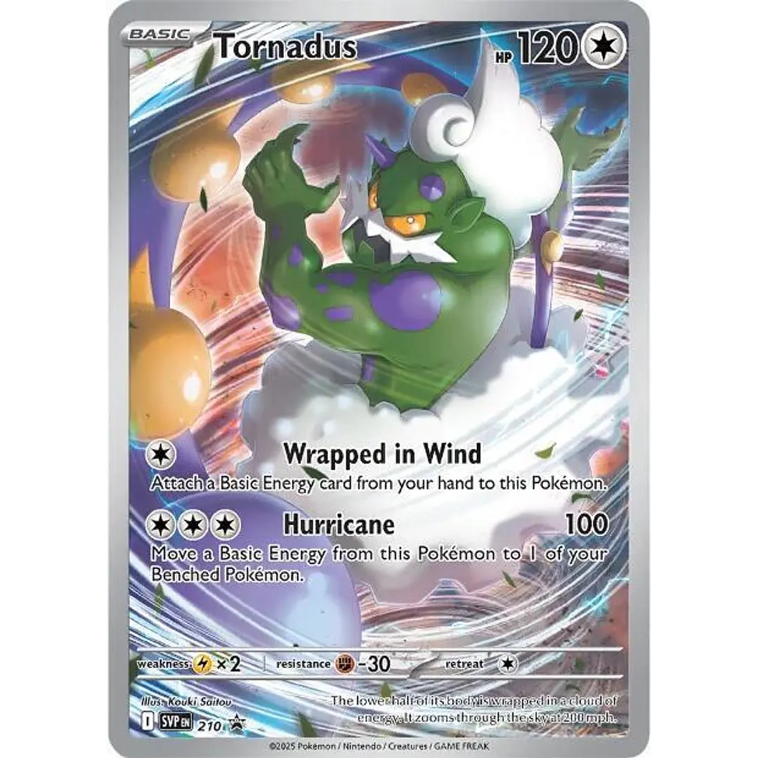 Tornadus #210 Pokémon Promo (Sellado) 1