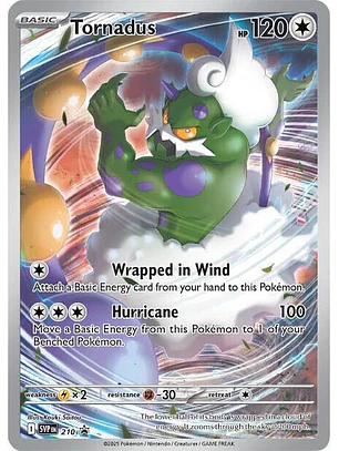 Tornadus #210 Pokémon Promo (Sellado)