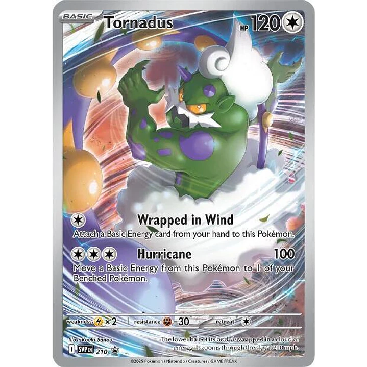 Tornadus #210 Pokémon Promo (Sellado) 1