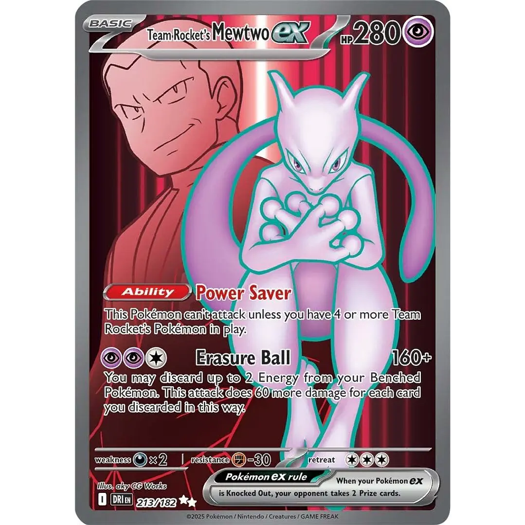 Team Rocket's Mewtwo #213/182 1