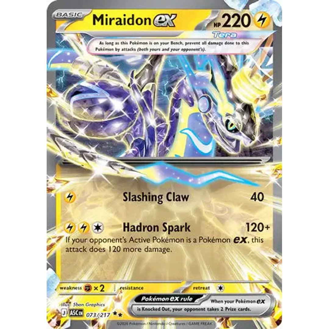 Miraidon ex - 073/217 Ascended Heroes 1