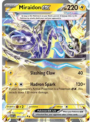 Miraidon ex - 073/217 Ascended Heroes