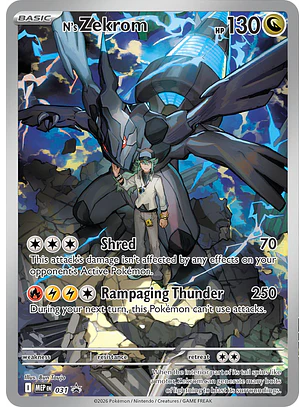 N's Zekrom #31 Pokémon Promo (Sellado)