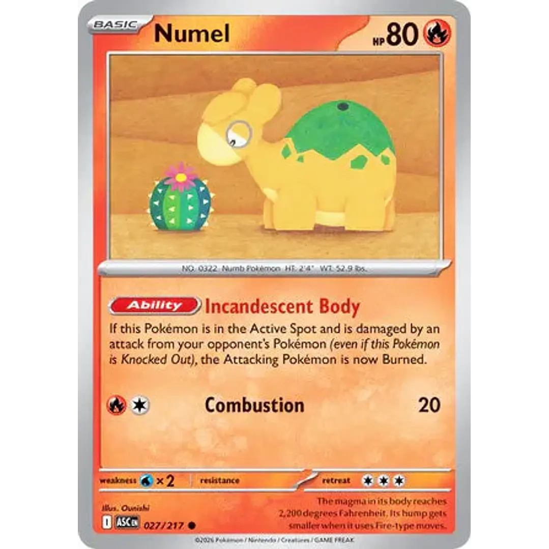 Numel - 027/217 Ascended Heroes 1