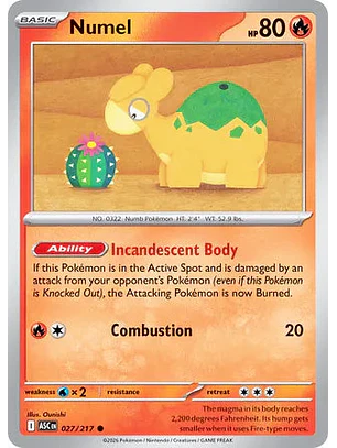 Numel - 027/217 Ascended Heroes