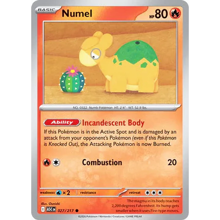 Numel - 027/217 Ascended Heroes 1