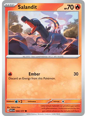 Salandit - 034/217 Ascended Heroes