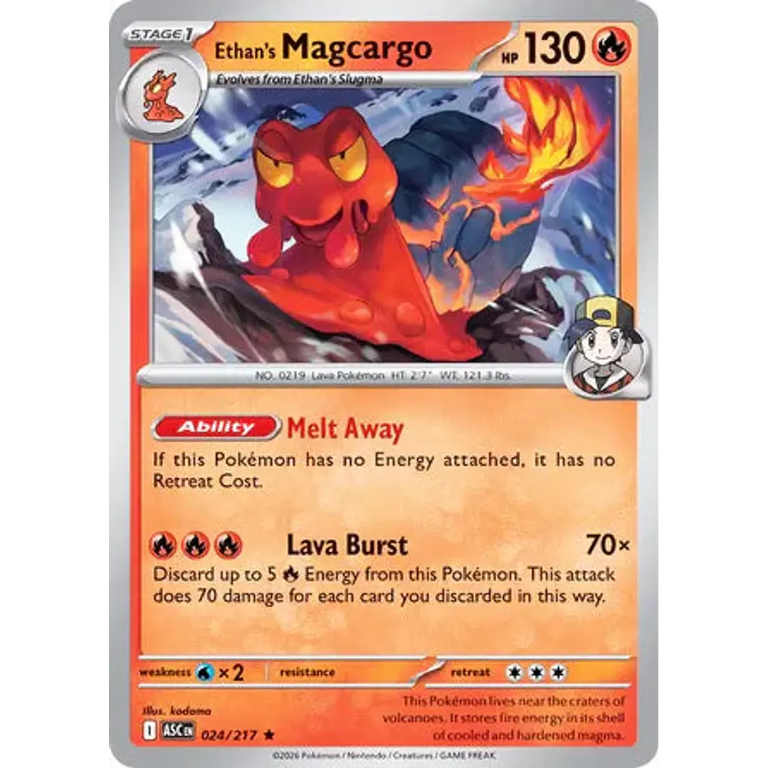 Ethan's Magcargo - 024/217 Ascended Heroes 1